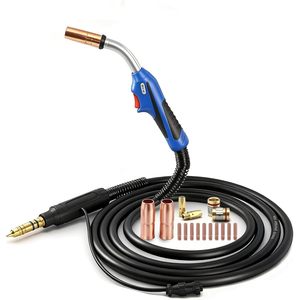 ปืนเชื่อมมิก Eddyweld ขนาด 15 ฟุต 250 แอมป์ สำหรับงานหนัก ใช้กับเครื่องเชื่อม Miller M25 Millermatic 200 210 212 250 250X - Product Image 1