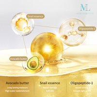 Marque privée Ensemble de soins de la peau oligopeptide d'escargot Fabricant de cosmétiques naturels Produit de soins de la peau réparateur pour le visage