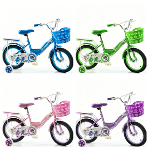 Vélo enfant OEM d'usine 12, 14, 16 <span class=keywords><strong>pouces</strong></span> avec panier, roues d'apprentissage, selle souple, acier à haute teneur en carbone - Product Image 3