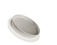 Grille de retour d'air carrée industrielle moderne en aluminium à noyau cubique, à charnières, durable et réglable pour plafond