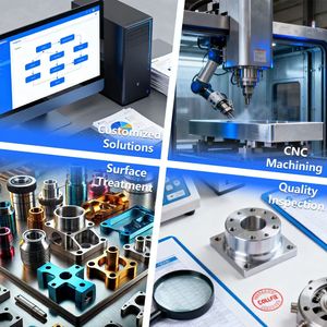 Độ chính xác cao các bộ phận CNC Kim Loại Tùy chỉnh Titan/đồng/thép không gỉ/nhôm quay phay CNC các bộ phận gia công dịch vụ - Product Image 2
