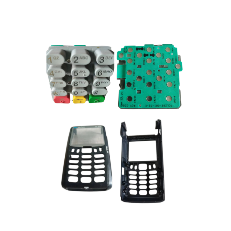 Запчасти для машины VeriFone VX675, новая 41027801 клавиатура и 41028017 ЖК-дисплей для модели VX675