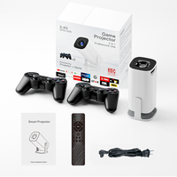 Échantillon gratuit projecteur de jeu P30 3d Wifi Blue-tooth Projecteur portable Console de jeu vidéo Projecteur de jeu