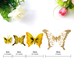 Venta al por mayor <span class=keywords><strong>de</strong></span> decoraciones <span class=keywords><strong>para</strong></span> bodas y habitaciones <span class=keywords><strong>de</strong></span> 5cm y 8cm mariposas <span class=keywords><strong>de</strong></span> plumas coloridas decoración perfecta <span class=keywords><strong>para</strong></span> fiestas y eventos - Product Image 2