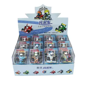 Car Toys Collecte Independent Transparent Packaging Graffiti Sports Car Model Alloy Pull Back Car