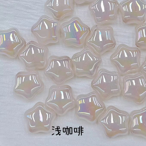 Заводская прекрасная звезда сердце бабочка AB жемчуг цвет акриловые разделители свободные бусины для изготовления ювелирных изделий DIY ожерелье ручка - Product Image 4