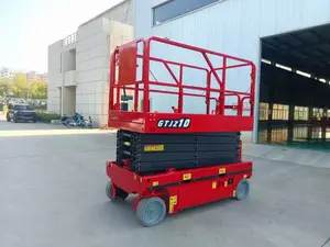 Warehouse Fixed Hydraulic Scissor Table Lift Stationary Loading Scaffolding Lift For Lifting