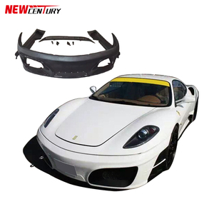 Ferrari F430 için Geniş Gövde Kiti Modifiye <span class=keywords><strong>ASI</strong></span> Stili Ön Tampon Yan Marşpiyeller Araba Gövde Kiti Tuning Aksesuarları - Product Image 1