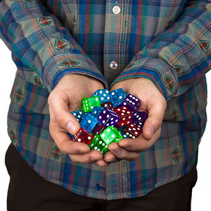 Jeton de Poker Lounge 25 Dés 19mm Violet - Product Image 3