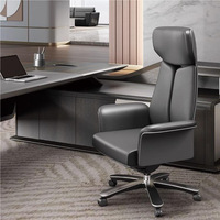 Nouveau design de luxe, mobilier de bureau, bois rouge, table de direction de haute qualité, bureau de bureau commercial élégant pour PDG