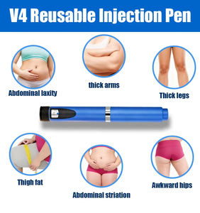 60IU 3ml Automatic Reusable Injection <b>Pen</b> with Glass Cartridge and Rubber Stopper for Precise Peptide Liquid Dosing - Product Image 5