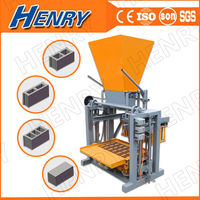 Machine à fabriquer des blocs de ciment creux standard QT4-35B pour les petites entreprises