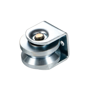 Rouleau <span class=keywords><strong>de</strong></span> roue <span class=keywords><strong>de</strong></span> portail coulissant à <span class=keywords><strong>Double</strong></span> roulement en métal robuste avec rainure U/Y/V pour piste - Product Image 4