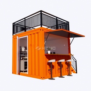 Container Prefabbricato 20FT 10ft in Stile Cinese per Scuola, Centro Commerciale, Caffetteria, <span class=keywords><strong>Casa</strong></span>, Ristorante, Fast Food, Design 3D - Product Image 3