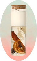 Lilin Aromaterapi Lilin Gelly Alami Bunga Kering Rempah-rempah Lilin Wangi Buatan Tangan Tutup Gabus Dekorasi Rumah