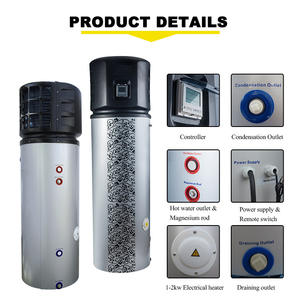 Système de chauffage sanitaire toutes saisons tout-en-un avec pompe à chaleur air-eau, panneaux solaires et contrôle par application smartphone - Product Image 5