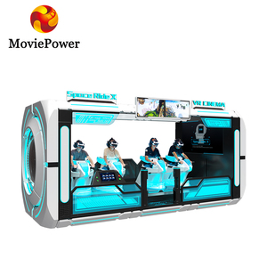 Công viên giải trí 9D thực tế ảo VR Máy trò chơi tàu lượn siêu tốc bay Hệ thống rạp chiếu phim trò chơi mô phỏng VR điện - Product Image 1