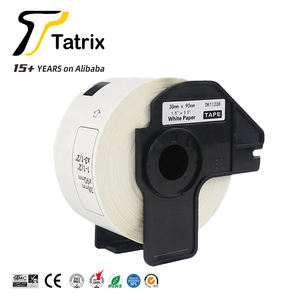 Tatrix DK11208 38มิลลิเมตรสีดำสีขาวตนเองกาวกระดาษความร้อนฉลากม้วน DK-11208สำหรับ Broter QL-500 QL-650TD เครื่องพิมพ์ - Product Image 4