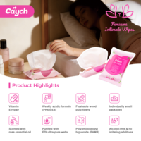 Lingettes intimes biodégradables en gros, lingettes féminines organiques, lingettes jetables pH équilibré, lingettes féminines jetables