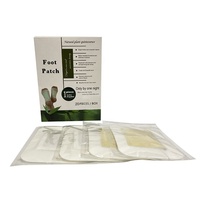 20 coussinets détox pour les pieds Soins des pieds Meilleur sommeil Vinaigre de bambou naturel Patchs détoxifiants pour les pieds