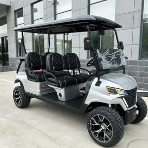 Gas Golf Cart 6 Seat Sightseeing Bus Club Cart Electric Golf Buggy Hunting Cart