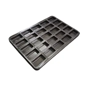 Hot selling round /rectangle shape cupcake pan cake bread metal baking tray