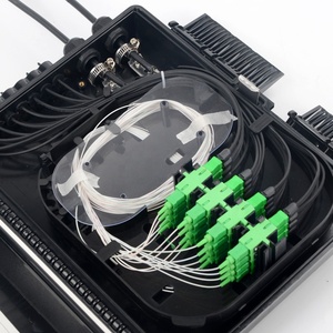 Caja Terminal de Fibra Óptica para Exteriores Personalizada de 16 Núcleos, Aleación <span class=keywords><strong>Caixia</strong></span> PC, ODP, ODB, FDB, NAP, en Blanco y Negro, Distribuidor FTTH - Product Image 5