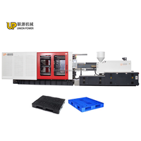 Machine de moulage par injection horizontale hydraulique avec PLC et pompe pour le moulage de palettes en plastique PA et de conteneurs en vrac