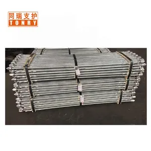 Coal mine underground support M24x3.0 pitch Grooved anchor bolt