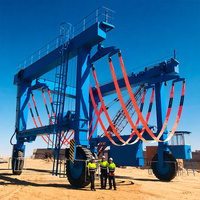 Grue de levage de yacht à prix d'usine, capacité nominale de 500 tonnes, palan hydraulique pour bateaux, chantier naval