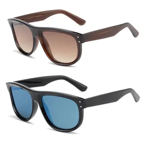 2023 Luxus Umkehr linse Sonnenbrille hochwertige Acetat Reverse Sonnenbrille Männer Frauen Sonnenbrille