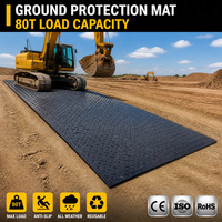 Tapis de protection de sol robustes en PEHD pour l'accès aux routes de transport minier, pour camions-bennes et excavatrices, Roan Mat, vente en gros