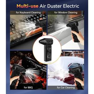 Soplador de Aire Inalámbrico Recargable, Ventilador Turbo de 5 Velocidades, Reemplaza la Lata de Aire Comprimido para PC, Teclado, Auto, Exteriores y Uso Doméstico - Product Image 6
