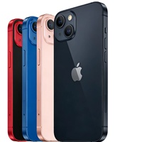 Vente en gros à bas prix – iPhone 13 6,1'' d'occasion, résolution 2532x1170, stockage 256 Go/512 Go, 4 Go de RAM, 5G/WiFi/4G, Starlight, Midnight Blue, Pink