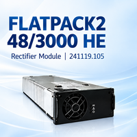 Module redresseur télécom Flatpack2 241119.105 à haute efficacité, unité d'alimentation remplaçable à chaud pour la communication des stations de base