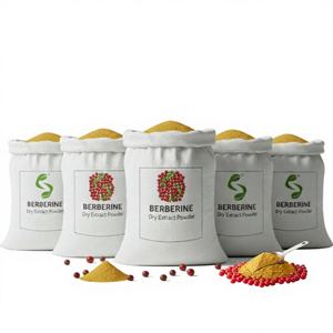 Poudre d'extrait sec de berbérine sauvage de qualité alimentaire pour la fabrication de produits à base de plantes et l'utilisation industrielle à grande échelle - Product Image 1