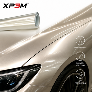 ฟิล์มใส XP3M สีแชมเปญโกลด์ OEM เงาแบบ TPU สำหรับหุ้มรถยนต์ หนา 7.5 มิล ซ่อมแซมตัวเองได้ ป้องกันรอยขีดข่วน ป้องกันสีเหลือง ติดตั้งแบบเปียก - Product Image 2