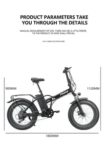 2024 vendita calda della fabbrica migliore qualità bici elettrica 20 pollici 500W 350W batteria al litio pieghevole e bici grasso pneumatico bicicletta elettrica