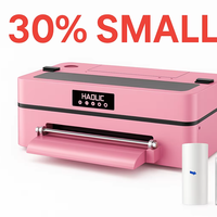Envío DDP Libre de Impuestos, Kit de Impresora DTF Haolic D-8 A3 |   Impresora DTF XP600 con Horno y Película PET, Solución Completa de Transferencia