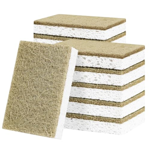 Éponge en fibre de coco écologique pour le nettoyage de la cuisine, éponge à récurer en coco, éponges biodégradables - Product Image 1