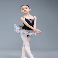 Jupe de ballet classique en coton coloré pour enfants, Costume de danse pour filles, robe Tutu, vêtements