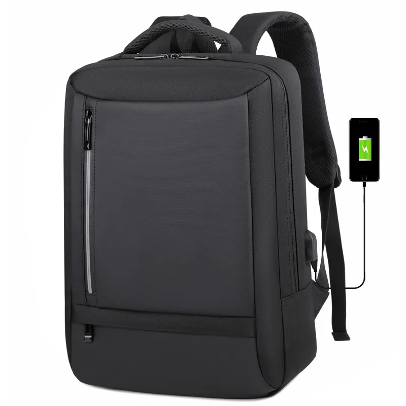 Waterproof high quality business 15.6 inch laptop backpack Sac a dos custom logo Backpack With USB