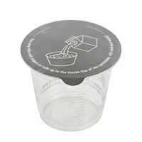 Couvercle en aluminium gaufré personnalisé avec impression de logo, scellable à chaud, pour bouteilles de lait et pots de yaourt
