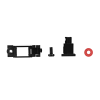 DUROCK Nero V2 Stabilisateurs mécaniques pleine taille à visser, montage sur PCB, USB/PS/2, rétroéclairage LED RGB, programmables, câbles noirs