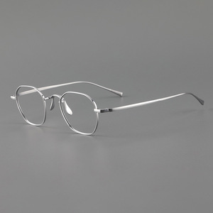 8g femmes rétro petit cadre Ultra-léger pur titane lunettes hommes lunettes cadre élégant Vintage <span class=keywords><strong>petite</strong></span> <span class=keywords><strong>taille</strong></span> optique - Product Image 3
