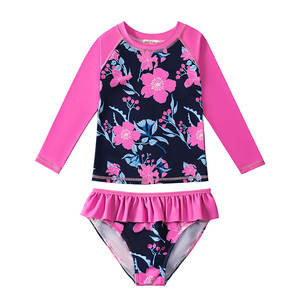 ชุดว่าย <span class=keywords><strong>JL031</strong></span>สำหรับเด็ก2ชิ้นด้านล่างสไตล์บราซิลพร้อมลายการ์ตูนชุดชายหาดแขนยาวปรับแต่งได้สำหรับฤดูร้อน - Product Image 3