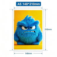 Carnet A5 personnalisable à couverture souple, reliure piquée, papier premium, pour bureau, école, vente en gros, cahier d'exercices