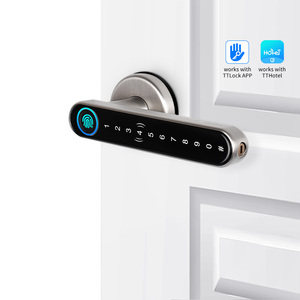 Tediton スマートドアロック TTlockアプリ対応 指紋認証 デジタルドアノブ錠 - Product Image 1