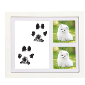 Giá Rẻ Giá Cá Nhân Pet Clay Pawprint Dấu Ấn Kit Tưởng Niệm Ảnh Khung Gỗ - Product Image 3