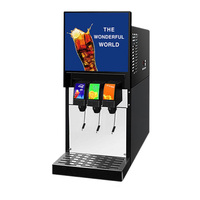 Distributeur de Boissons Gazeuses OEM en Gros pour Usine, 3 Saveurs, 3 Réservoirs, Machine à Boissons Froides pour Buffet et Équipement de Restauration